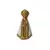 IMAGEM DE GESSO NOSSA SENHORA APARECIDA PÉROLA BRANCA 10,5CM