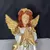 IMAGEM DE GESSO ANJO DA GUARDA BRANCO E DOURADO 23CM - comprar online