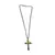 CORRENTE DOURADA COM CRUCIFIXO