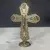 CRUCIFIXO DE MESA METAL OURO VELHO 10CM - comprar online