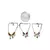 PULSEIRA INFANTIL DOURADA MODELOS SORTIDOS ANJINHO