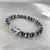 PULSEIRA HEMATITA NOSSA SENHORA APARECIDA COM STRASS - comprar online