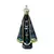 IMAGEM DE GESSO NOSSA SENHORA APARECIDA COM MANTO E STRASS 33CM