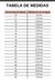 Tabela para descobrir o tamanho do seu dedo - comprar online