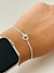 Pulseira riviera com fecho coração inspirado prata925 - comprar online