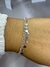 Pulseira estilo moeda prata 925