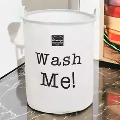 Cesto para la ropa "Wash me" - RUNNA DECO
