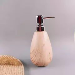 Dispenser de cerámica símil madera en internet