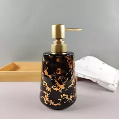 Dispenser de cerámica con dorado en internet