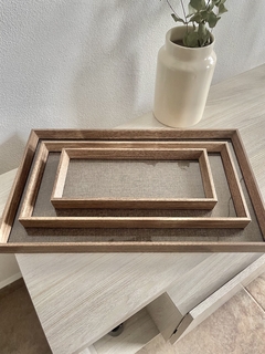 Bandejas de madera