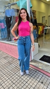 Calça Wide Leg Jeans Médio - comprar online