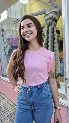T-shirt Muscle Tee Rosa Bebê - comprar online