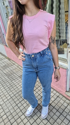 T-shirt Muscle Tee Rosa Bebê na internet