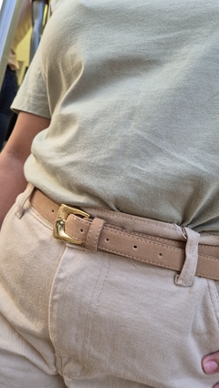 Imagem do Calça Cargo Jeans Bege