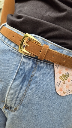 Cinto Ágata - Camurça - Huzzi Jeans