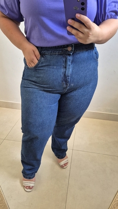 Imagem do Calça MOM Jeans Escuro