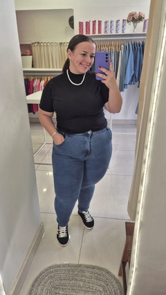 Calça Skinny Jeans Médio Plus Size na internet