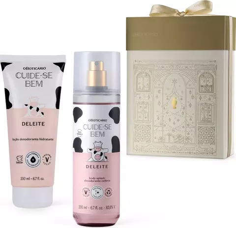 Kit Presente Natal Cuide-Se Bem Deleite (2 itens)