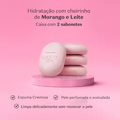 Kit Sabonetes em Barra Cuide-se Bem Morango e Leite 4x80g Cada - comprar online