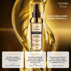 Argan Oil Siàge Reconstrói os Fios 60ml na internet