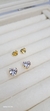 Brinco Zircônia coração cristal - Folheado Banhado a Ouro 18k