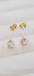 Brinco zircônia cristal - Folheado Banhado a Ouro 18k - comprar online
