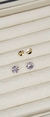 Brinco Zirconia - Folheado Banhado a Ouro 18k