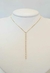 Colar Gravatinha Melissa Folheada A Ouro 18k