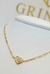 Choker com Pingente Coração - Folheada A Ouro 18k - I use Gringa