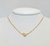 Choker com Pingente Coração - Folheada A Ouro 18k na internet