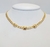 Corrente Grume com spike - Folheada A Ouro 18k
