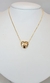 Conjunto coração - Folheada A Ouro 18k
