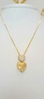 Colar Relicário coração - Folheado Banhado a Ouro 18k - I use Gringa