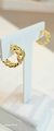 Brinco (P) Semi Argola - Folheada A Ouro 18k - comprar online