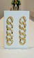 Brinco Corrente - Folheado A Ouro 18k