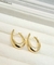 Argola Drop - Folheada A Ouro 18k
