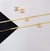 Choker Piastrini Ping. CHANNEL Folheado Banhado a Ouro 18k - comprar online