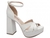 Sandália Meia Pata Off White Salto 11,5 - MP015