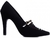 Sapato Scarpin Nobuck Preto Salto 9 - SS087 - comprar online