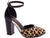 Sapato Scarpin Pelo de Onça e Preto Salto 8,5 - SS062