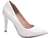 Sapato Scarpin Verniz Off White Salto 10 - SS079
