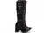 Bota Cano Alto Franzida Preta Salto 9 - BO039 - comprar online