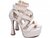 Sandália Meia Pata Off White Salto 13 - MP029 na internet