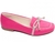 Sapato Mocassim Pink e Off White - MO032