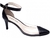 Sapato Scarpin Preto e Vinil Salto 7 - SS096