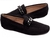 Sapato Mocassim Camurça Preto - MO016 - Bella Calçados e Bolsas 