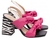 Sandália Pink e Zebra Salto 9 - SN018 na internet