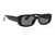 Óculos de Sol Retrô Preto - comprar online