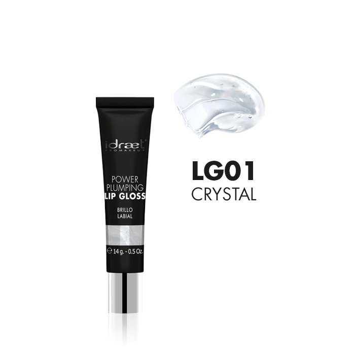 Power Plumping Lip Gloss - Gloss voluminizador tono CRYSTAL - Idraet