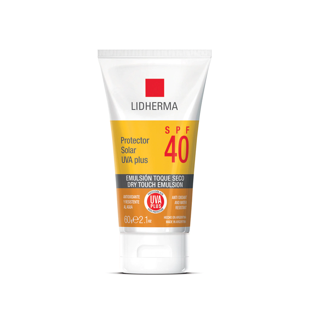 Protector Solar UVA Plus SPF 40 Toque Seco - Lidherma